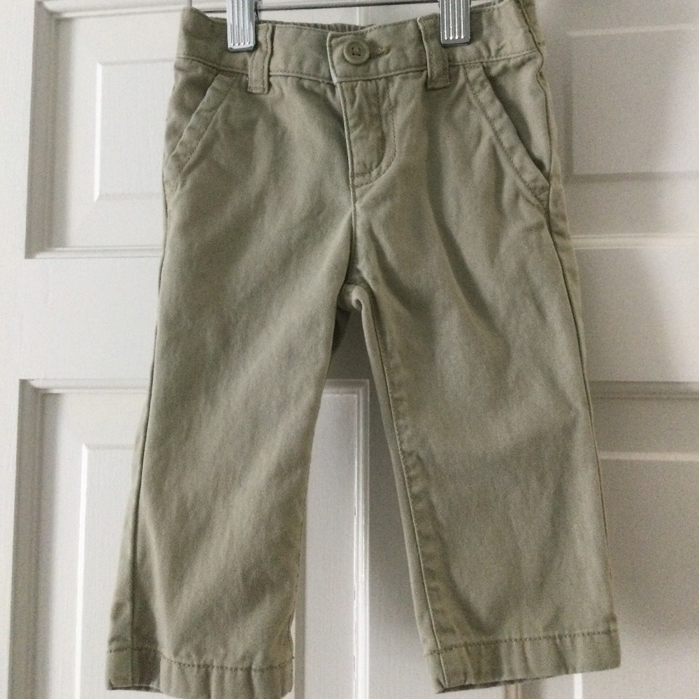 Crazy 8 Khaki Cotton Pants (6-12 months)
